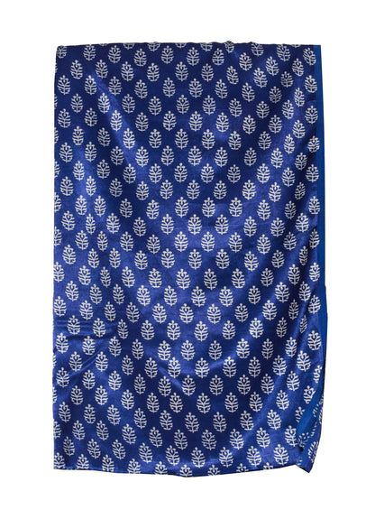 Screen Print Hand Printed Mashru Silk Blouse - Unstitched  - 1 Mtr Length    -  SKU : EK20301S