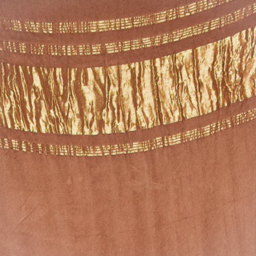 Plain Dyeing Modal Silk Dupatta with Golden Border - 2.5 Mtr Length - SKU : 0061
