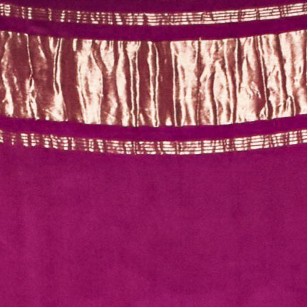 Plain Dyeing Modal Silk Dupatta with Golden Border - 2.5 Mtr Length - SKU : 0061