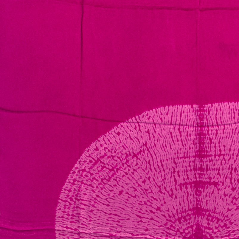 Plain Dyeing Modal Silk Shibori Dupatta Dress Material with Tassels - 2.5 Mtr Length - SKU : AI06A01B