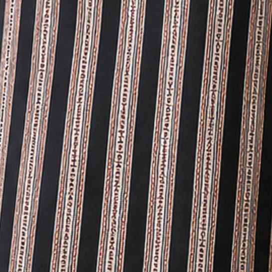 Ajrakh Mashru Silk Natural Dye Screen Print Hand Printed Unstitched Kurta Fabric 2.50 Mtr Length - SKU : AI29401G