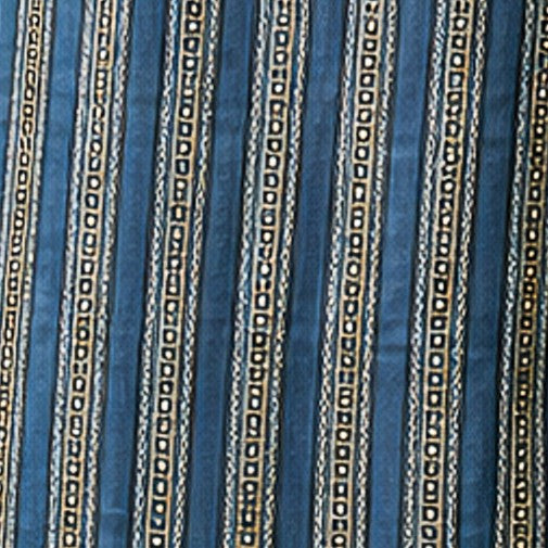 Ajrakh Mashru Silk Natural Dye Screen Print Hand Printed Unstitched Kurta Fabric 3.00 Mtr Length - SKU : AI11801I