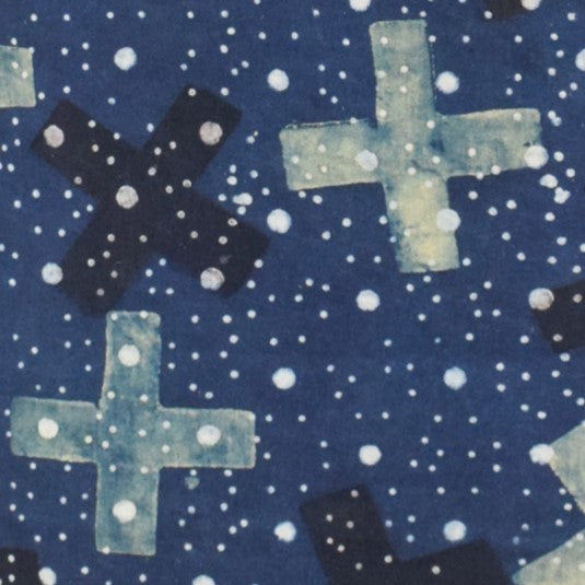 Hand Block Print Cotton Natural Dye Unstitched Kurta Fabric 2.5 Mtr Length - SKU : MS30501E