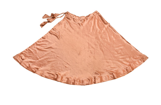 Plain Dying Mashru Silk Garba Skirt - SKU: EK13901C