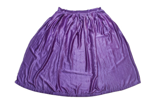 Plain Dying Mashru Silk Garba Skirt - SKU: GG16913B