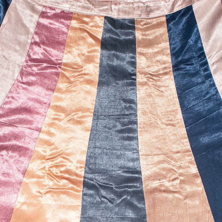 Plain Dyeing Mashru Silk 18 Kali Applique Work Garba Skirt - 4.5 Mtr Flare (Gher) - SKU : EK20901D