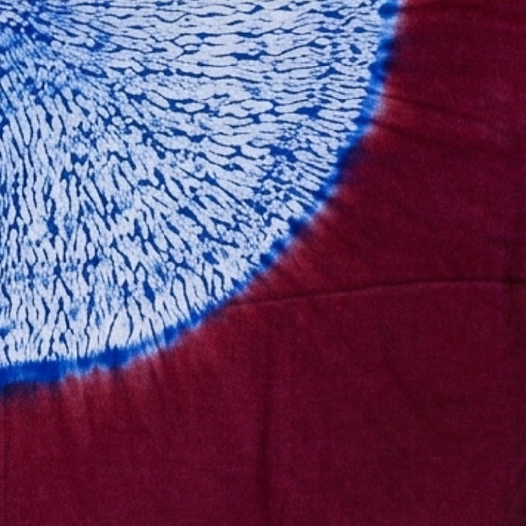 Plain Dyeing Modal Silk Shibori Kurta-Dupatta (Two Piece Set) with Tassels - 2.5 Mt Top - SKU : AI26904D