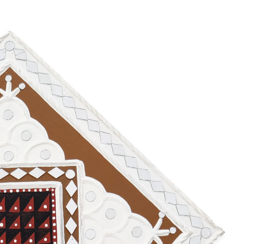 Lippan Kam (Mud Mirrorwork) - Hand Crafted Ethnic Wall Decor - SKU : 0313