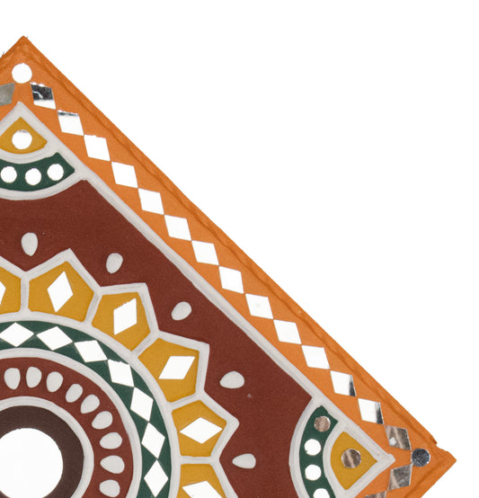 Lippan Kam (Mud Mirrorwork) - Hand Crafted Ethnic Wall Decor - SKU : 0359