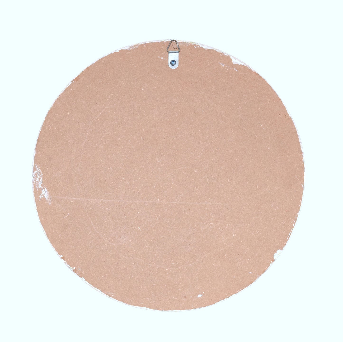 Round 15 Inch Round Shape Traditional Kutch Handicraft Mud Mirror Art Lippan Kam - Traditional - SKU: 5005