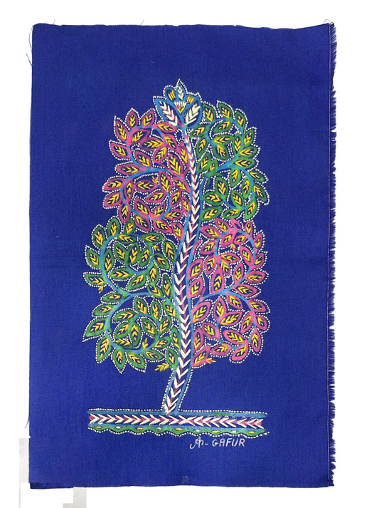 Rogan Painting Cotton Painting With Frame - 12 Inch Length - SKU : AG16B01A