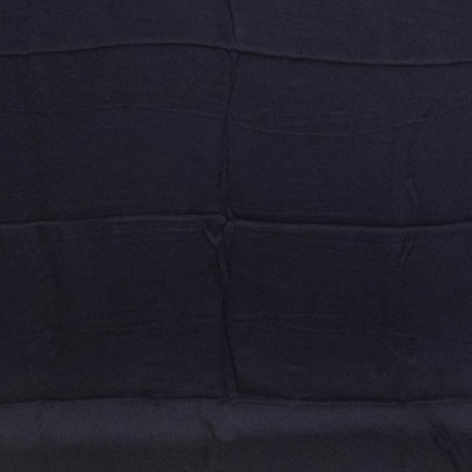 Plain Dyeing Modal Silk Saree with Tassels - With Blouse Piece - 5.5 Mtr Length - SKU : 0175-DBDB