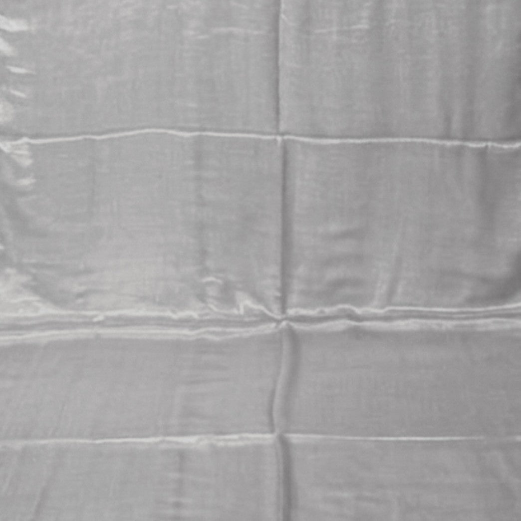 Plain Dyeing Modal Silk Saree with Tassels - With Blouse Piece - 5.5 Mtr Length - SKU : 0175-GYGY