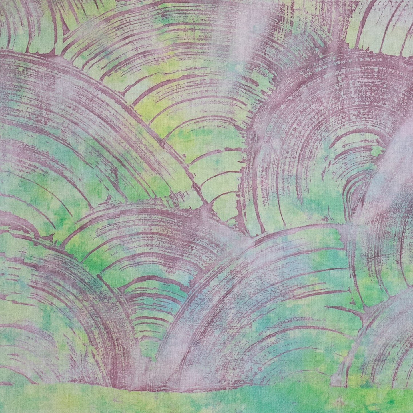 Wax Batik Cotton Natural Dye Stole - 2.1 Mtr Length - SKU: RA04901M