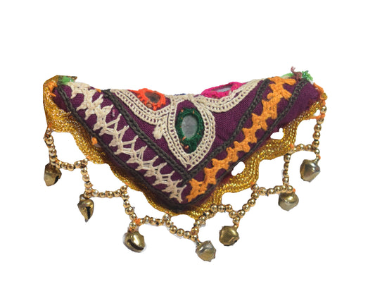 Ahir Work Cotton Hand Embroidery Wall Decoration - 6 cms Length - SKU : 0097-MRMC