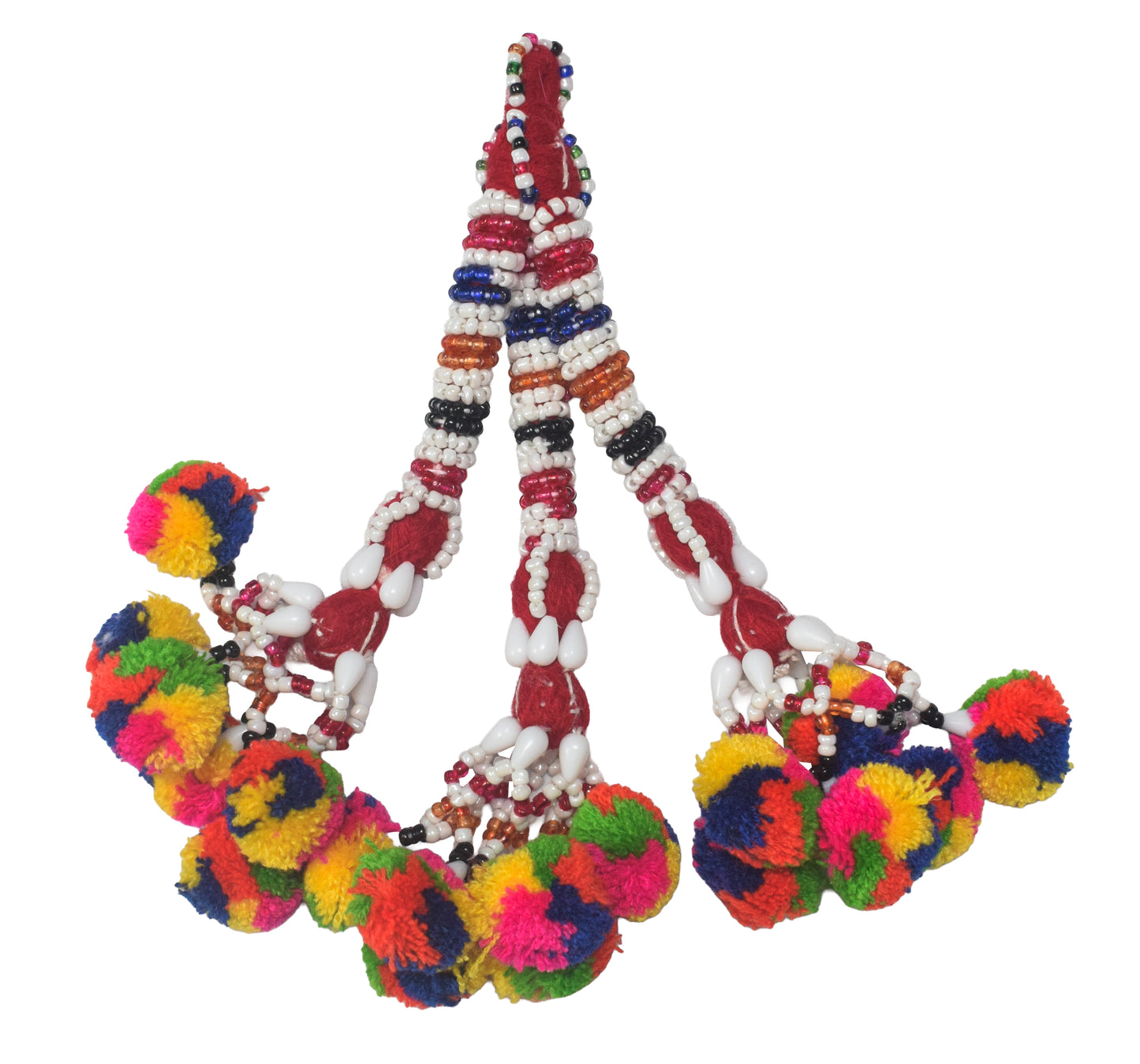 Bead Work Cotton Zhumkha - 20 cms Length - SKU : MD17601I