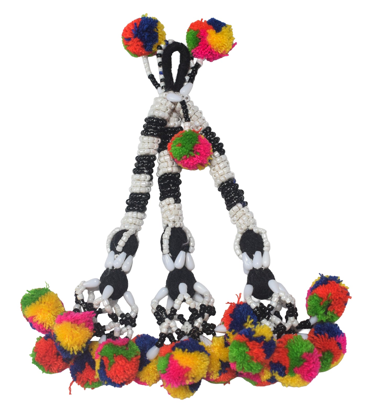 Bead Work Cotton Zhumkha - 20 cms Length - SKU : MD17601J