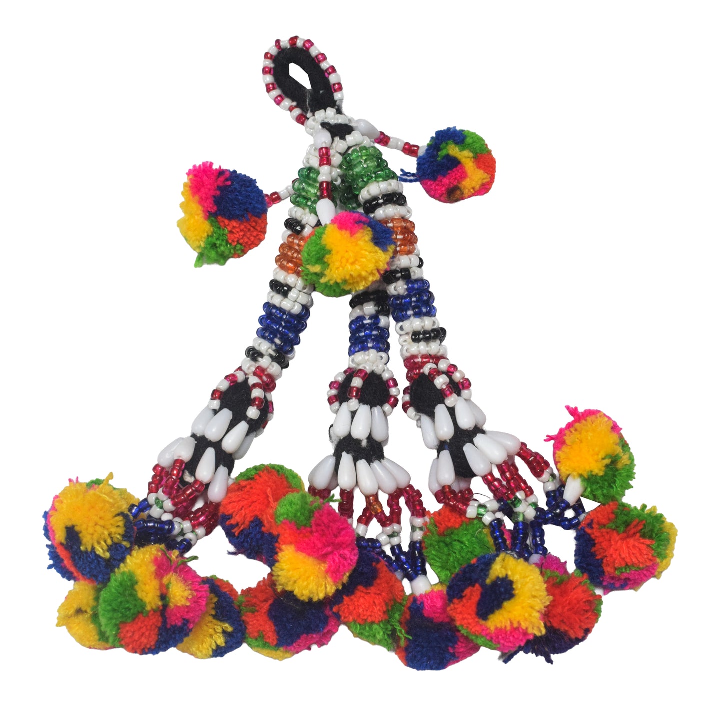 Bead Work Cotton Zhumkha - 20 cms Length - SKU : MD17601K