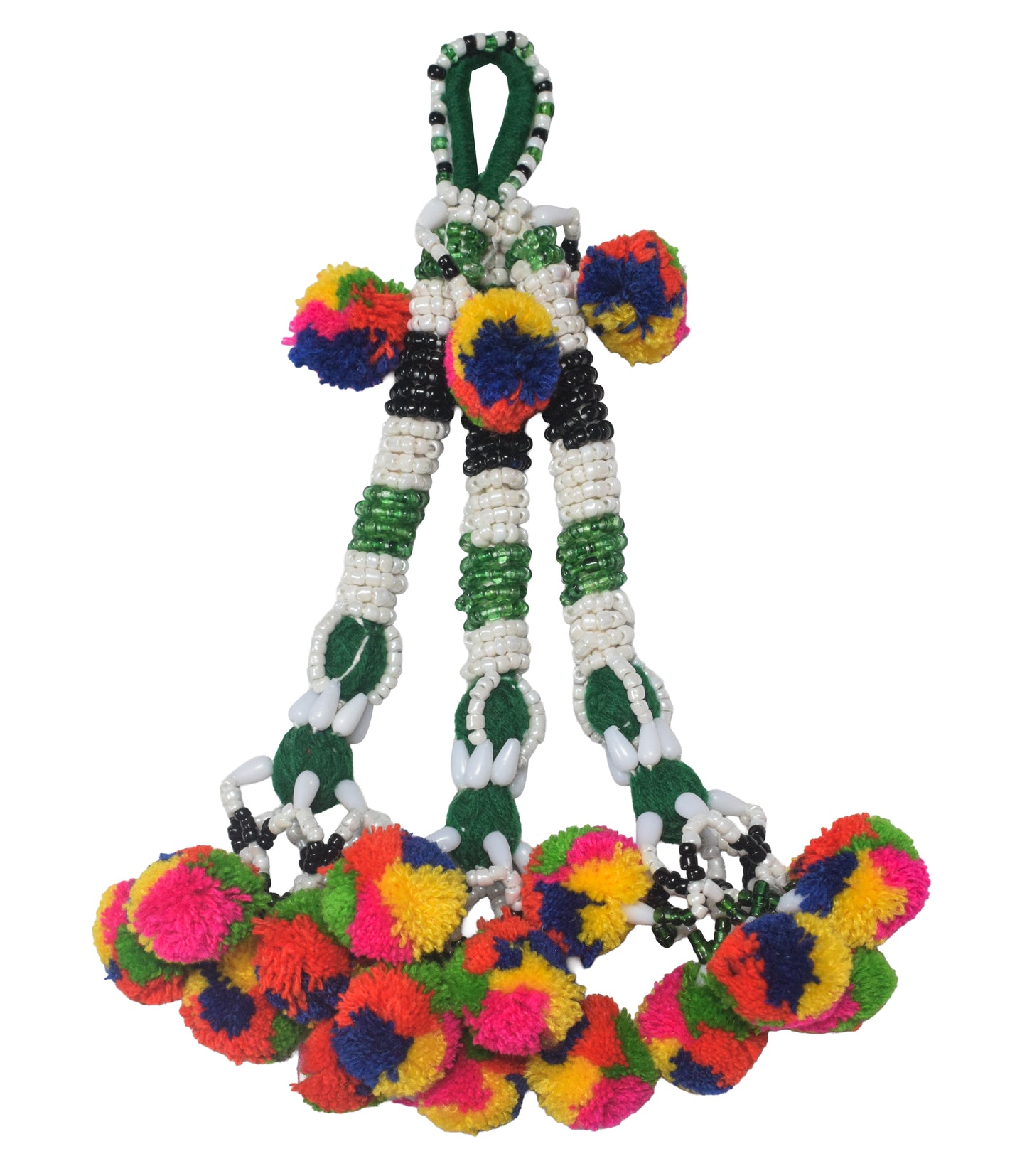 Bead Work Cotton Zhumkha - 20 cms Length - SKU : MD17601L