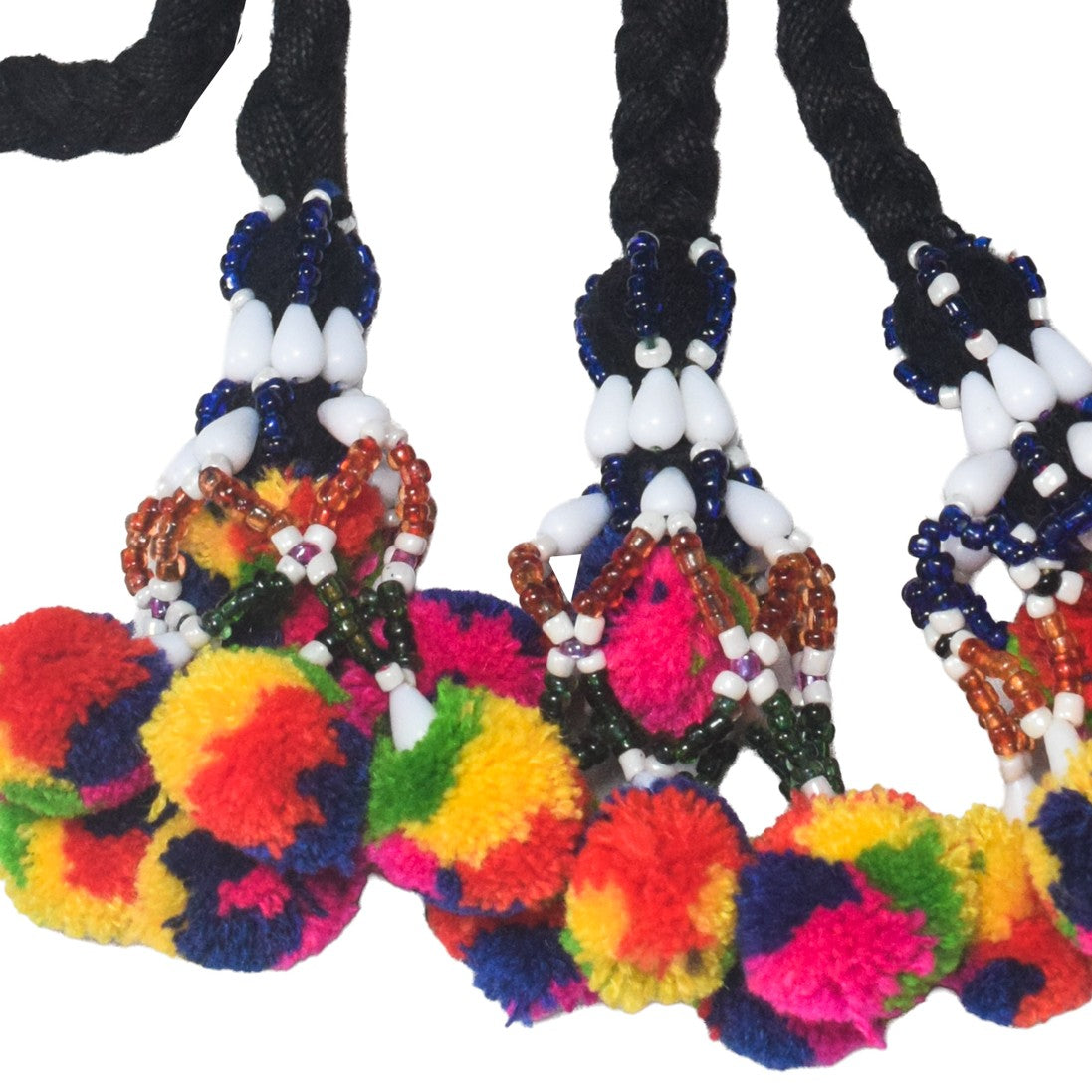 Bead Work Cotton Zhumkha - 28 cms Length - SKU : 0010-MCMC