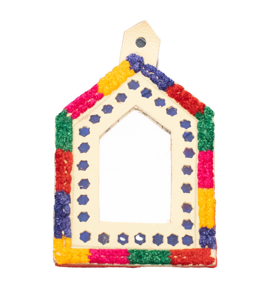 Hut Very Small Mirror Leather Craft - SKU: 0022