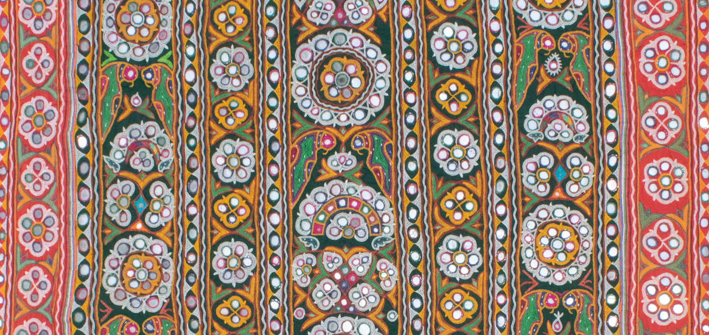 Aahir Work - Large Wall Decoration - 145 Cms ( 1.45 Mtrs) X 95 Cms