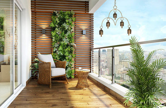 Handmade Rustic Vintage Cow Bell Home Decor Chime - Size 22 X 22 Cms Clouds 5 Bells