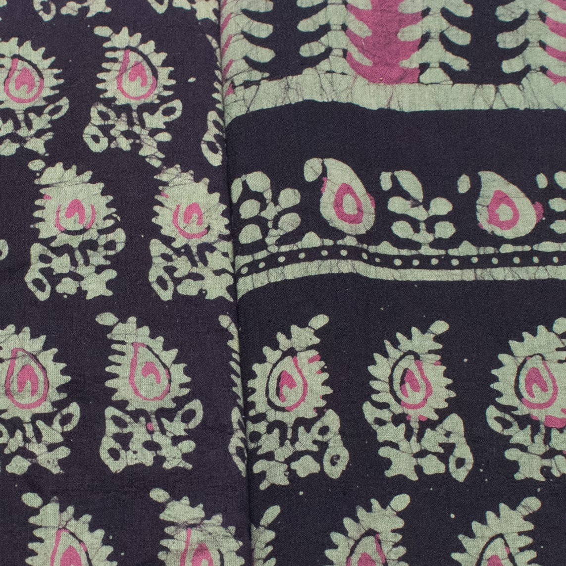 Wax Batik Cotton Full Printed Hand Block Print Kurta-Dupatta (Two Piece Set) - 2.5 Mt Top - SKU: EK31801A