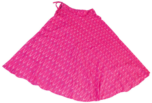 Ikat Print Cotton Skirt - SKU: RD22601C