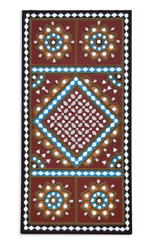 12x24 Inch - Lippan Kam ( Mud Art Handicraft)