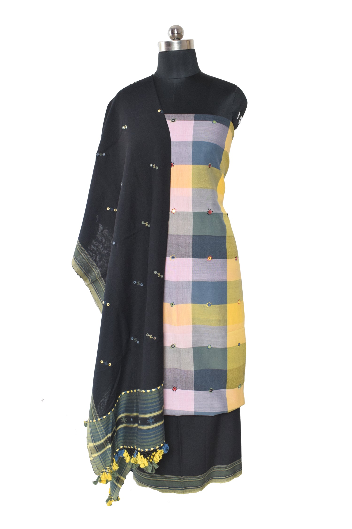 Handloom Weaved Handwoven Dress Material