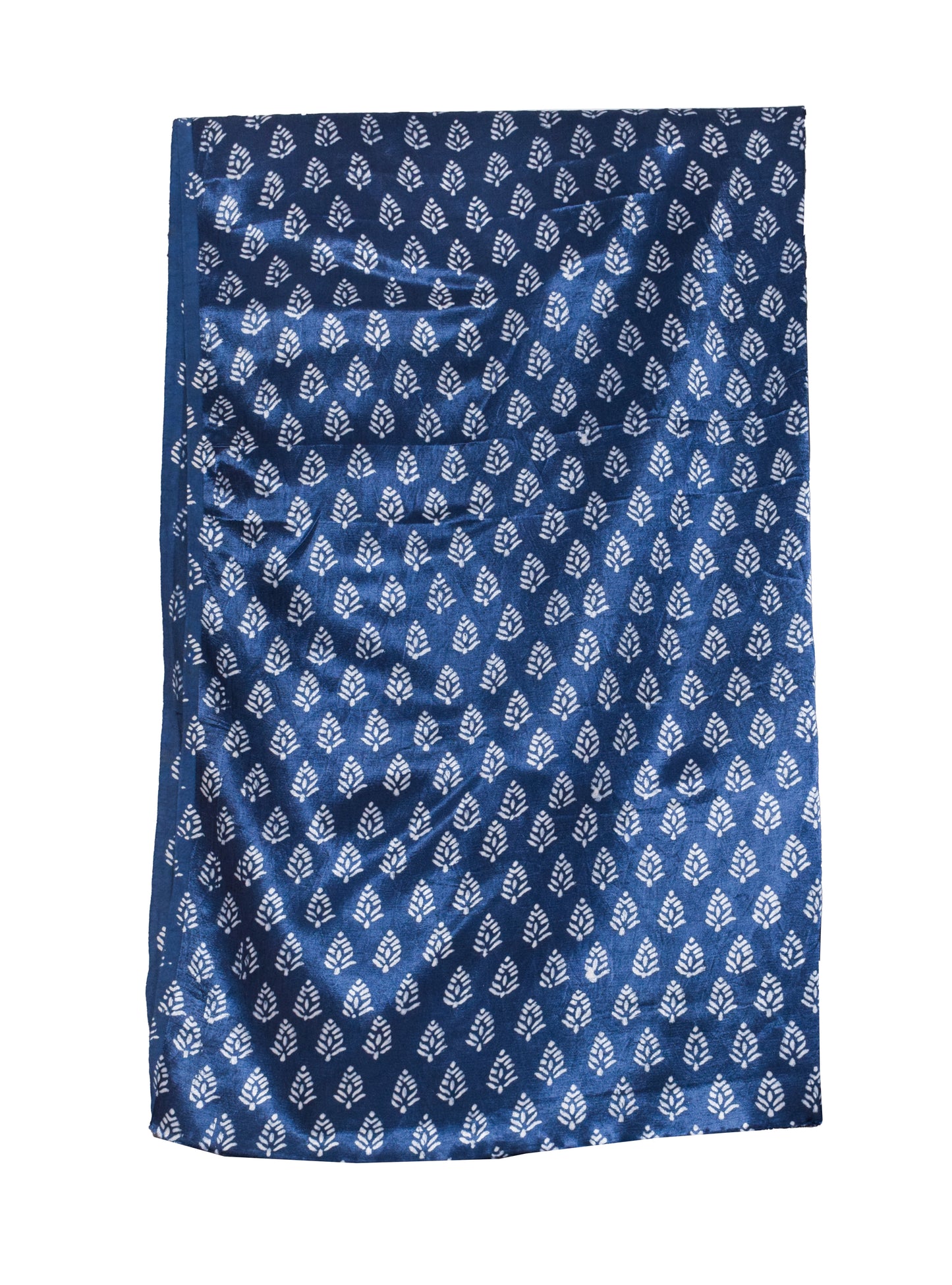 Screen Print Hand Printed Mashru Silk Blouse - Unstitched  - 1 Mtr Length    -  SKU : EK20301B