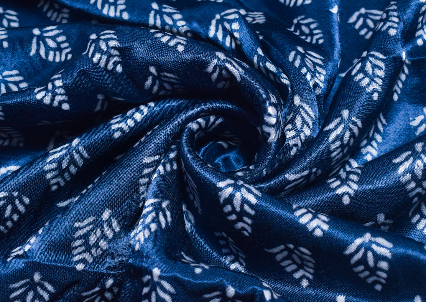 Screen Print Hand Printed Mashru Silk Blouse - Unstitched  - 1 Mtr Length    -  SKU : EK20301B