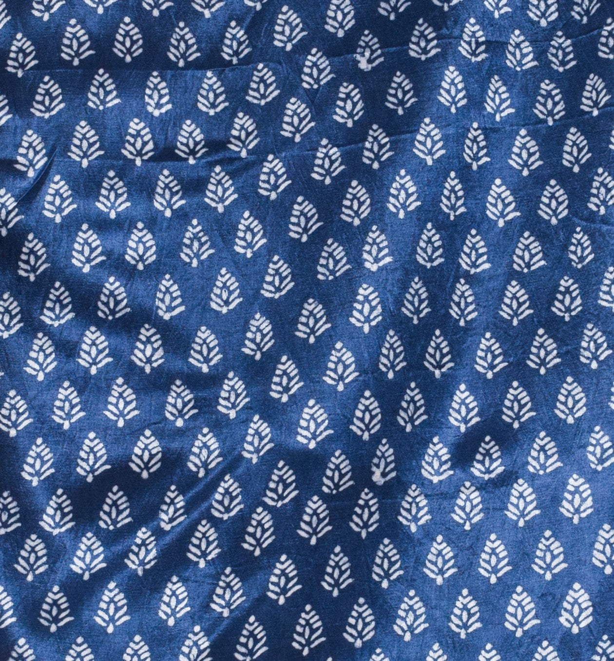 Screen Print Hand Printed Mashru Silk Blouse - Unstitched  - 1 Mtr Length    -  SKU : EK20301B