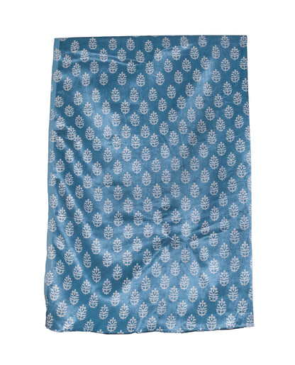 Screen Print Hand Printed Mashru Silk Blouse - Unstitched  - 1 Mtr Length    -  SKU : EK20301R