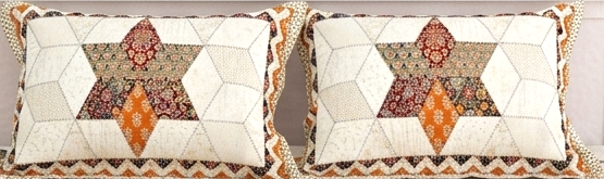Ajrakh Cotton Natural Dye Kutchi Galicha Hand Block Print Bedsheet - Double King Size - 100 Inch Length    -  SKU : KD12201B