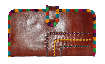 Torni - Leather Art Pure Leather Leathercraft Hand Made Card Holder  - 13 cms Length    -  SKU : AB15803A