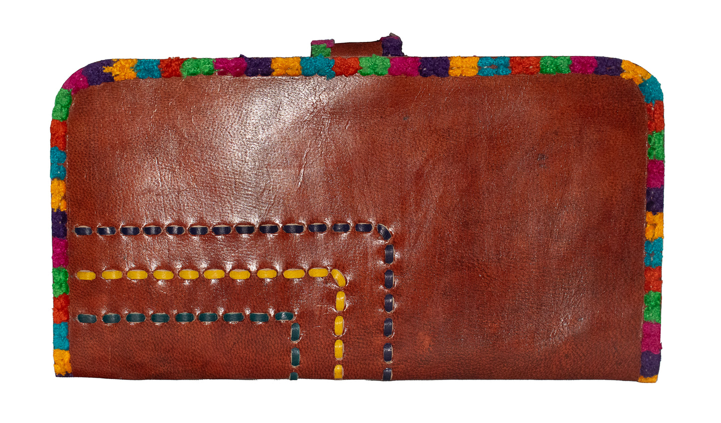 Torni - Leather Art Pure Leather Leathercraft Hand Made Card Holder  - 13 cms Length    -  SKU : AB15803A