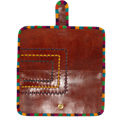 Torni - Leather Art Pure Leather Leathercraft Hand Made Card Holder  - 13 cms Length    -  SKU : AB15803A