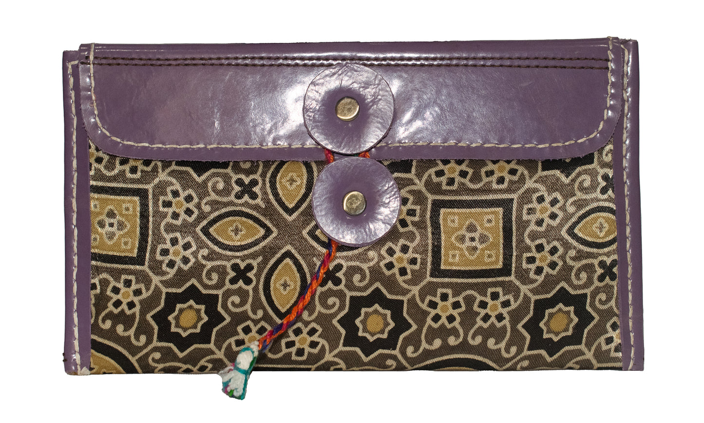 Leather Craft Pure Leather Leathercraft Hand Made Clutch  - 12 cms Length    -  SKU : AB15806A