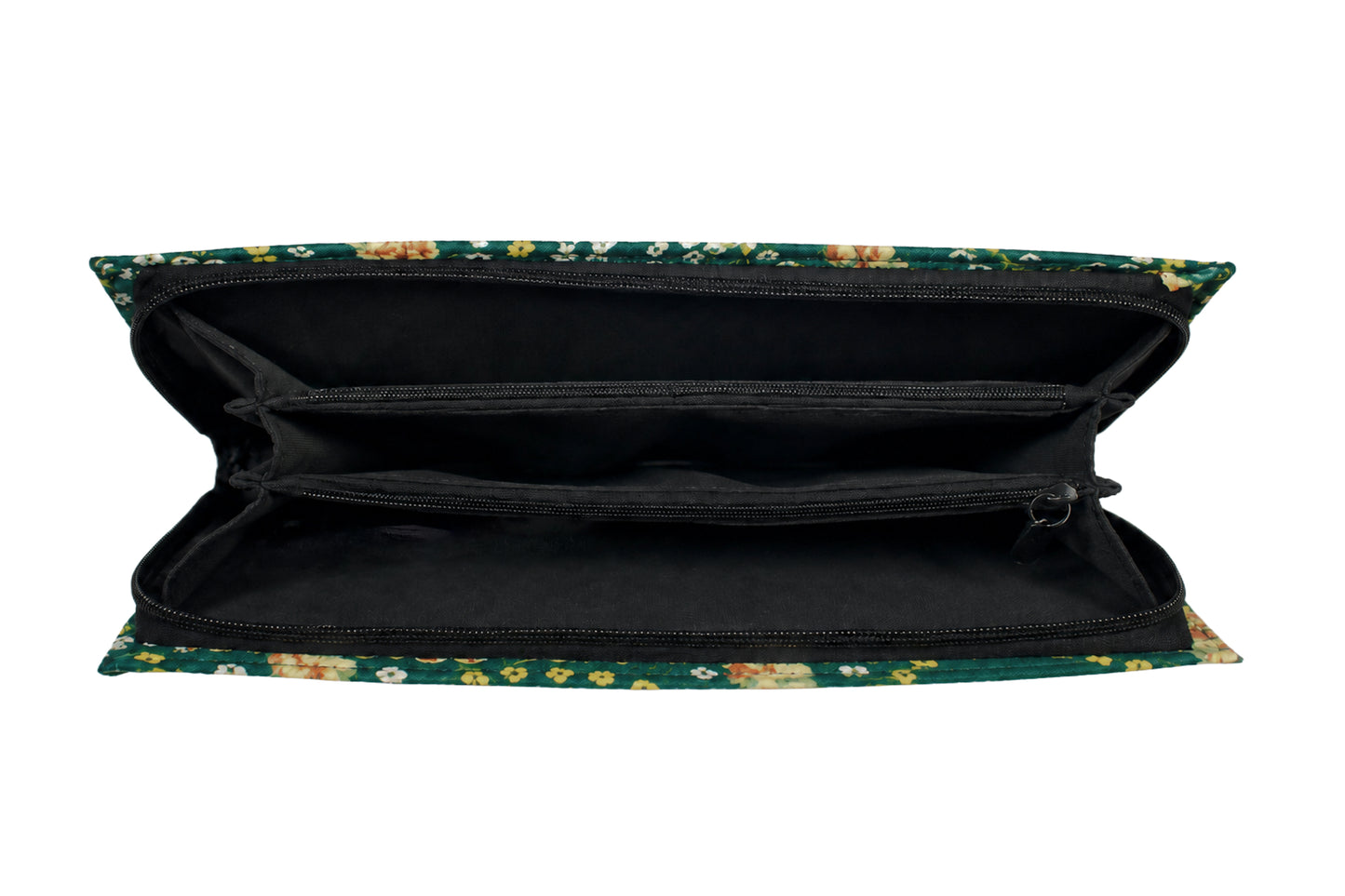 Bandhej Print Raw Silk Clutch  - 25 cms Length    -  SKU : FJ07501A