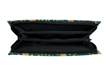 Bandhej Print Raw Silk Clutch  - 25 cms Length    -  SKU : FJ07501A