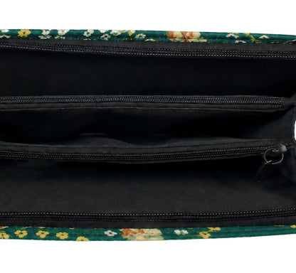 Bandhej Print Raw Silk Clutch  - 25 cms Length    -  SKU : FJ07501A