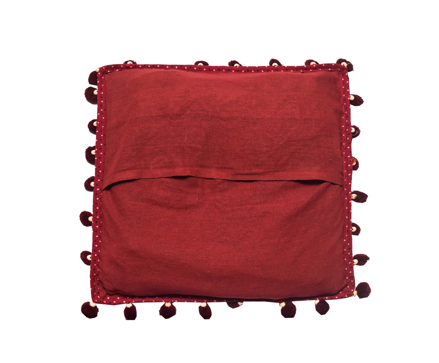 Pakko Work Cotton Large Mirror Work Cushion Cover    -  SKU : 0003