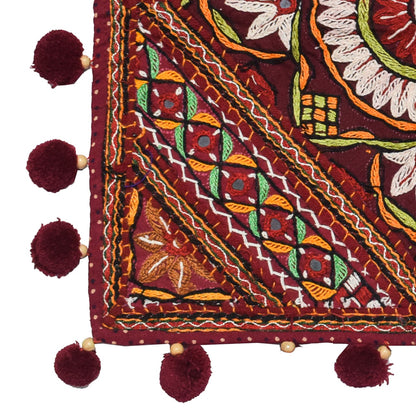 Pakko Work Cotton Hand Embroidered Cushion Cover  - 40 cms Length    -  SKU : EK17A04B