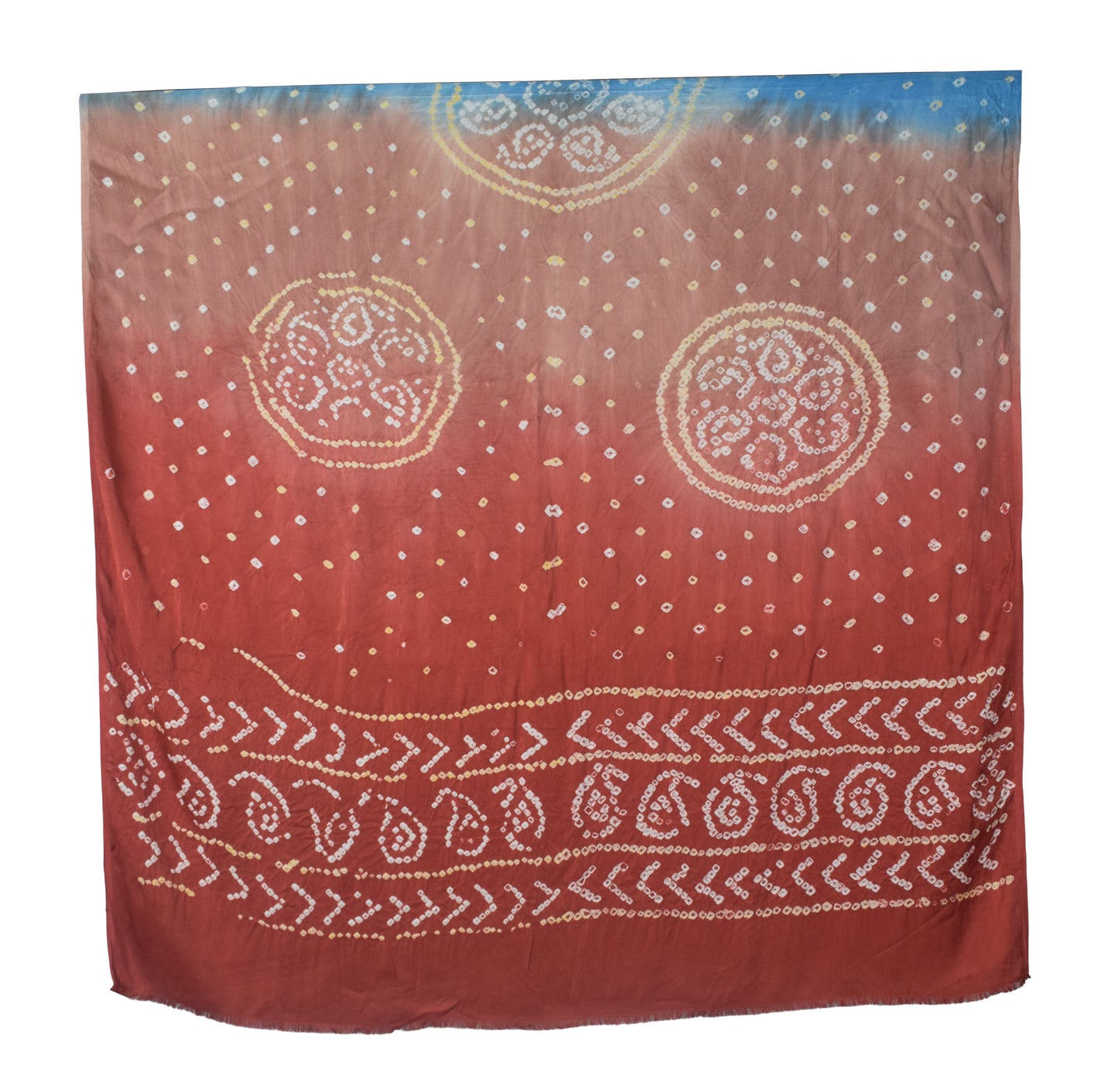 Bandhej [ Tie-Dye] Modal Silk Multi (Bandhej - Tie Dye) Dupatta  - 2.2 Mtr Length    -  SKU : KK04501A