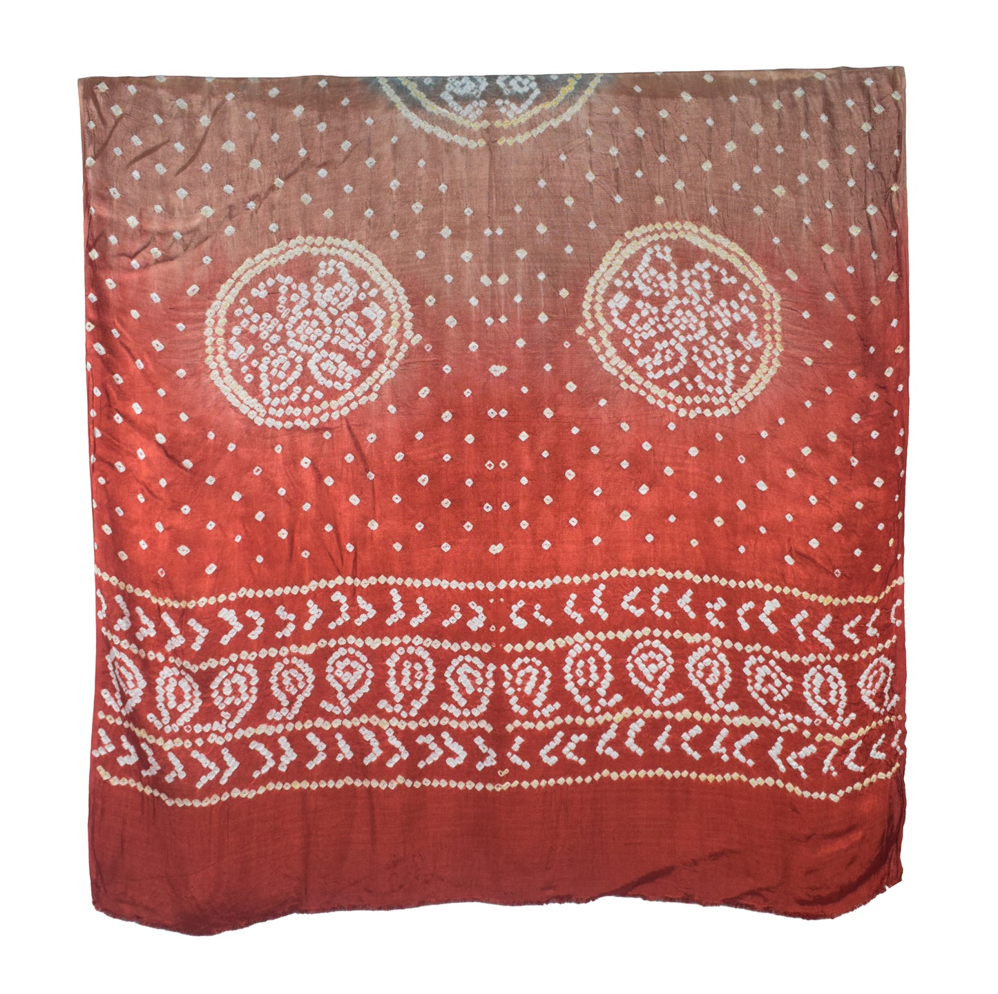 Bandhej [ Tie-Dye] Modal Silk Multi (Bandhej - Tie Dye) Dupatta  - 2.2 Mtr Length    -  SKU : KK04501B