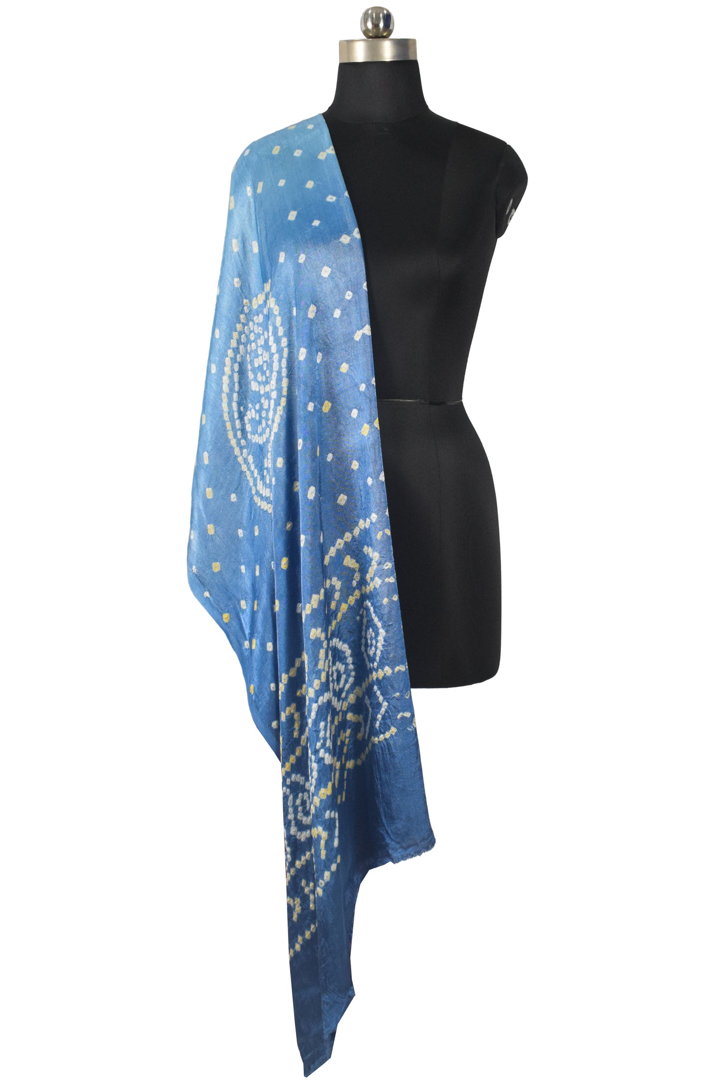 Bandhej [ Tie-Dye] Modal Silk Multi (Bandhej - Tie Dye) Dupatta  - 2.2 Mtr Length    -  SKU : KK04501B