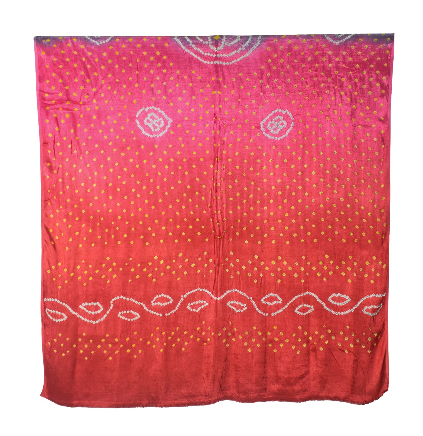 Bandhej [ Tie-Dye] Modal Silk Multi (Bandhej - Tie Dye) Dupatta  - 2.2 Mtr Length    -  SKU : KK04501I