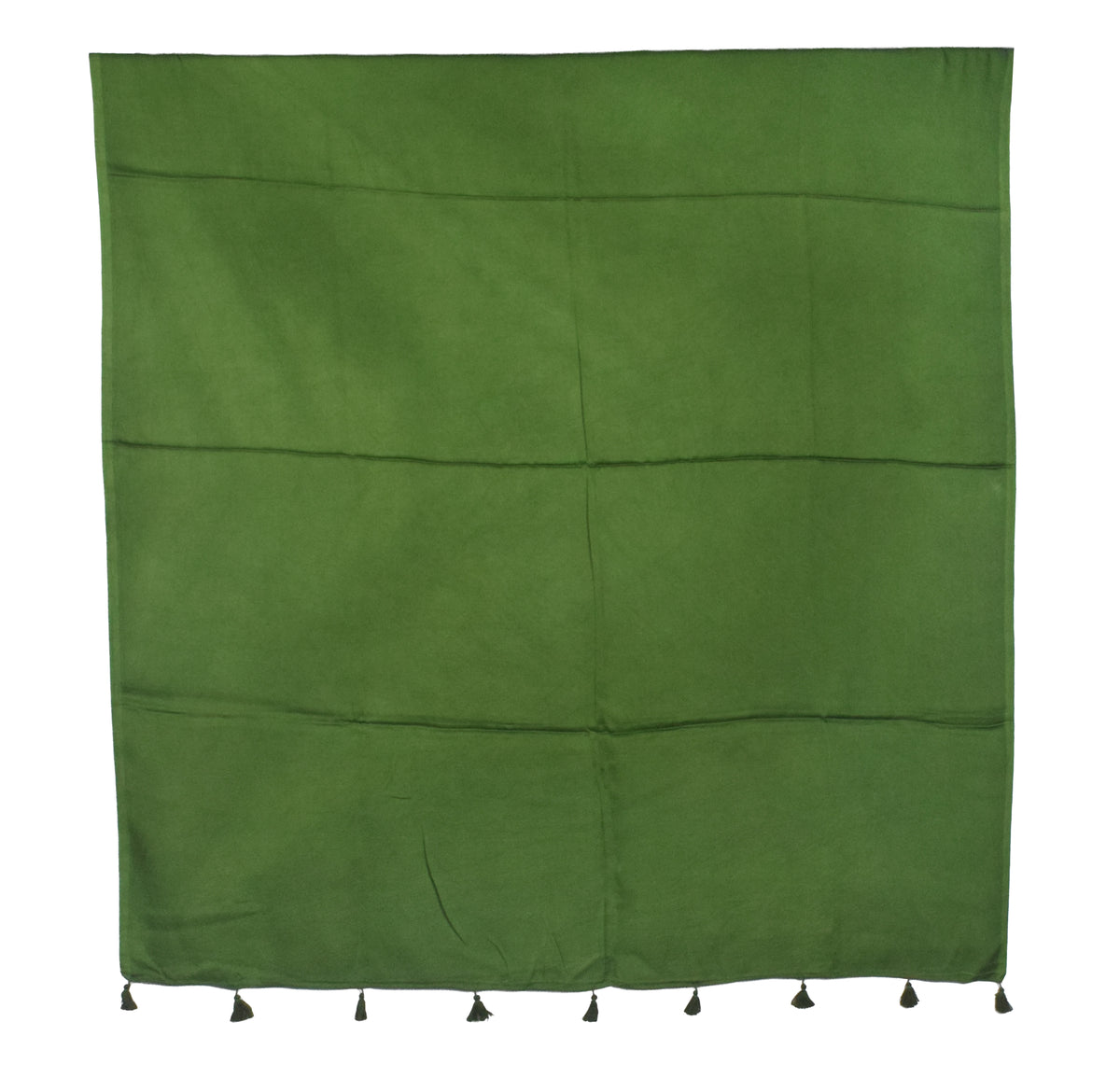 Plain Dyeing Modal Silk Dupatta with Tassels - 2.5 Mtr Length   -  SKU : 0106-LGLG